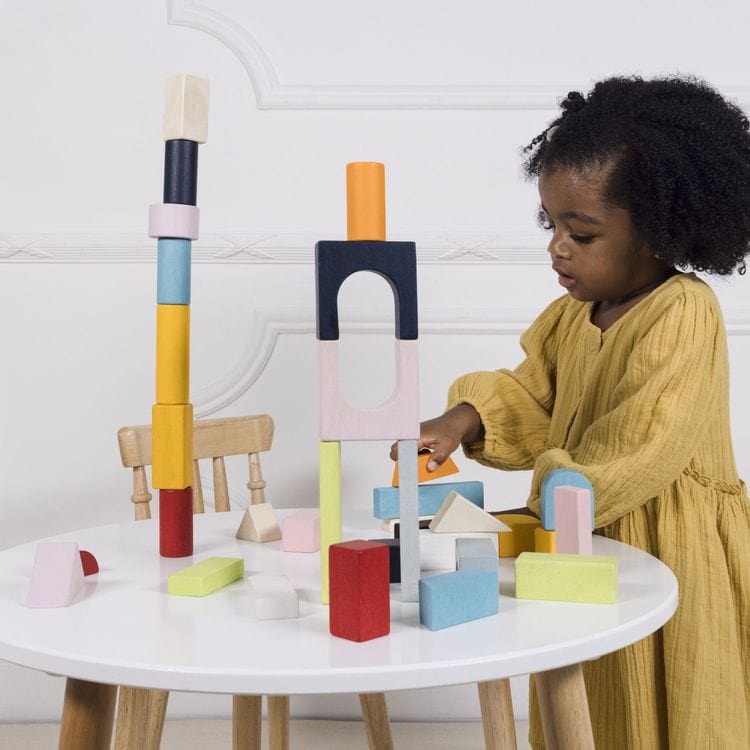  Le Toy Van -  60 Piece Colourful Building Blocks -  Preschool