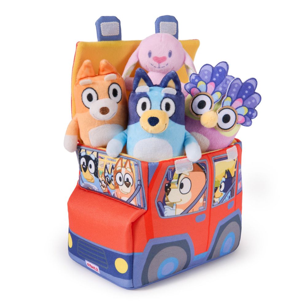 Bluey 5-Piece Plush Playset