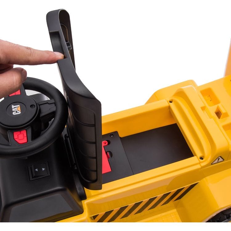  Freddo -  6V CAT Dump Truck 1-Seater Ride On Toy -  Outdoor