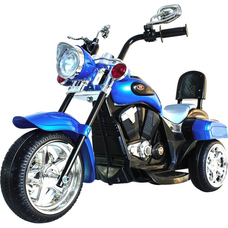  Freddo -  6V Freddo Toys Chopper Style Ride On Trike - Blue -  Outdoor