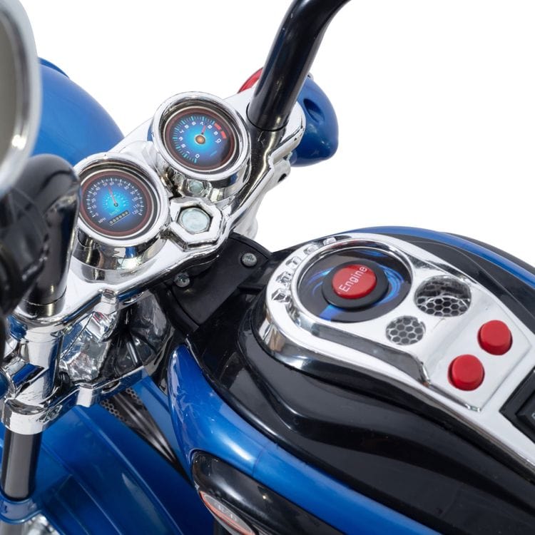 Freddo -  6V Freddo Toys Chopper Style Ride On Trike - Blue -  Outdoor
