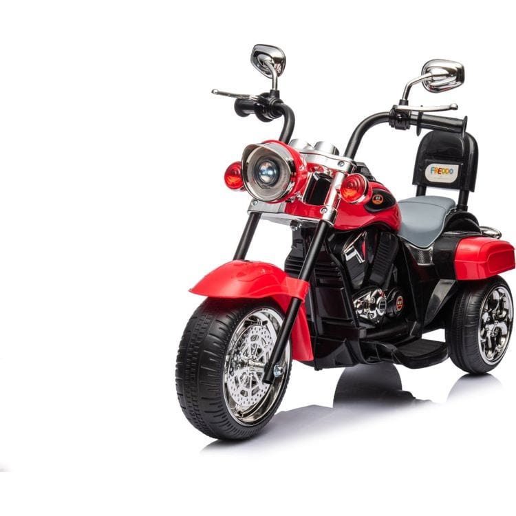  Freddo -  6V Freddo Toys Chopper Style Ride on Trike - Red -  Outdoor