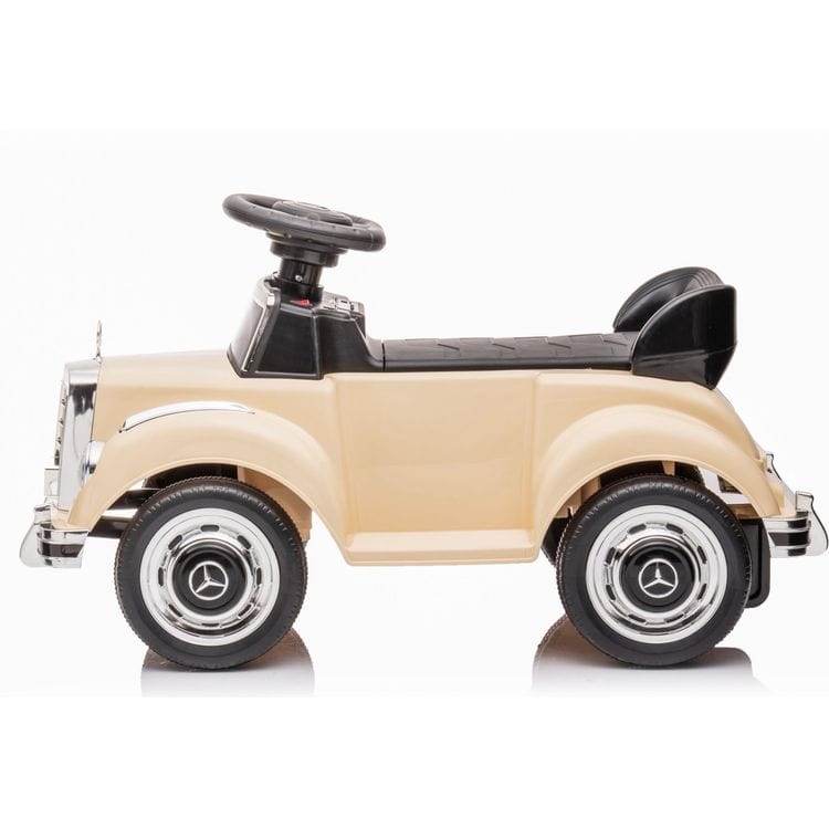 6V Mercedes Benz 300S 1-Seater Mini Ride On Car - Beige | Freddo