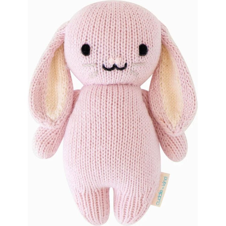  Cuddle And Kind -  7" Baby Bunny (Lilac) Hand-Knit Doll -  Plush