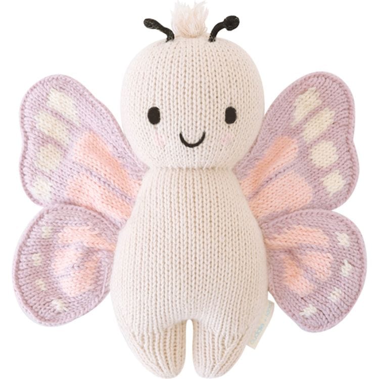  Cuddle And Kind -  7" Baby Butterfly Hand-Knit Doll -  Plush