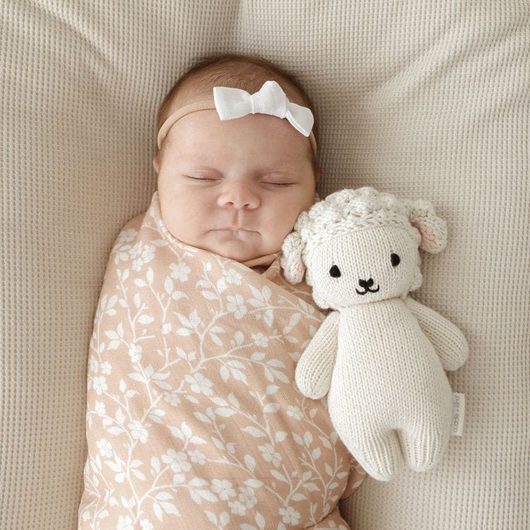  Cuddle And Kind -  7" Baby Lamb Hand-Knit Doll -  Plush