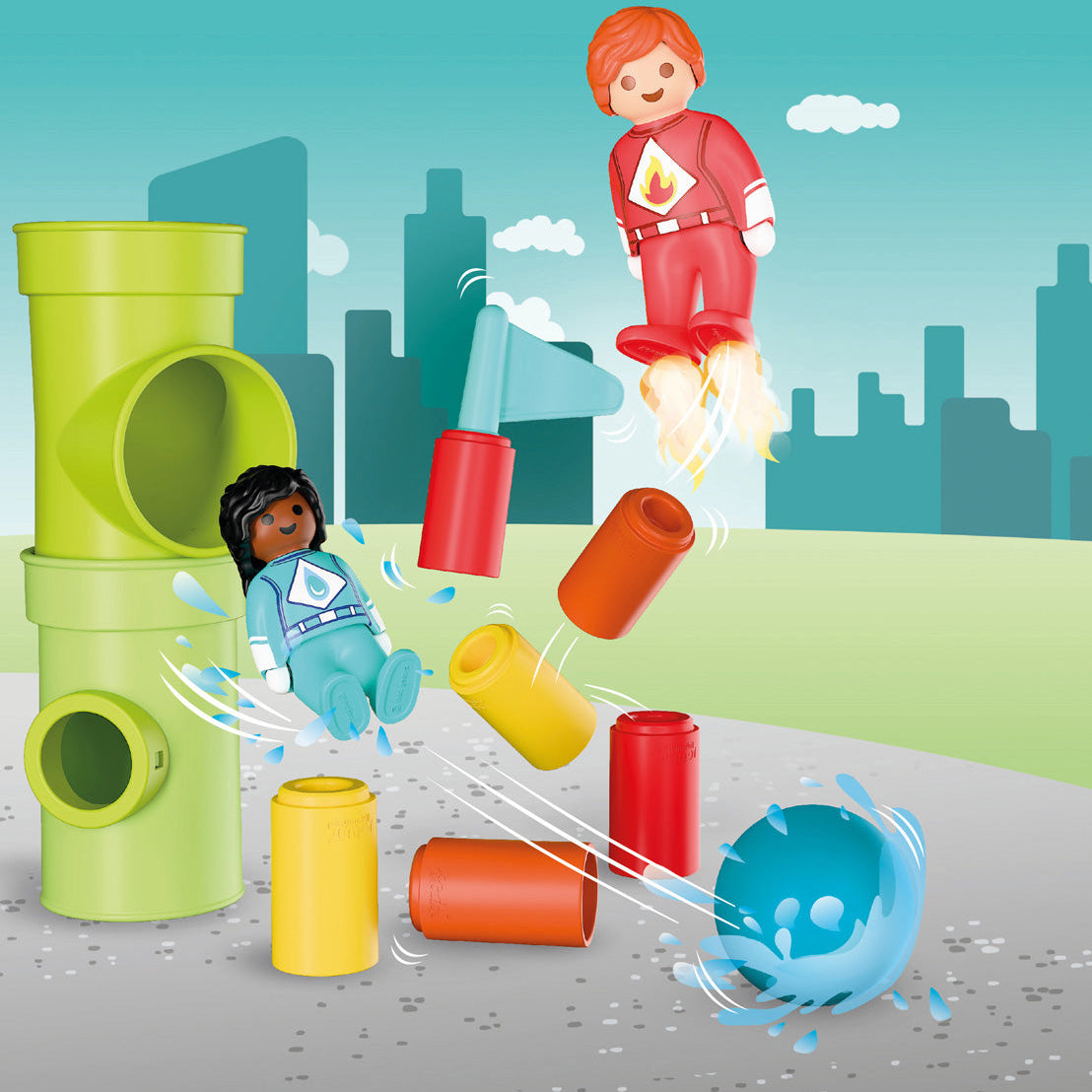 Playmobil Junior: Superhero Action Playset