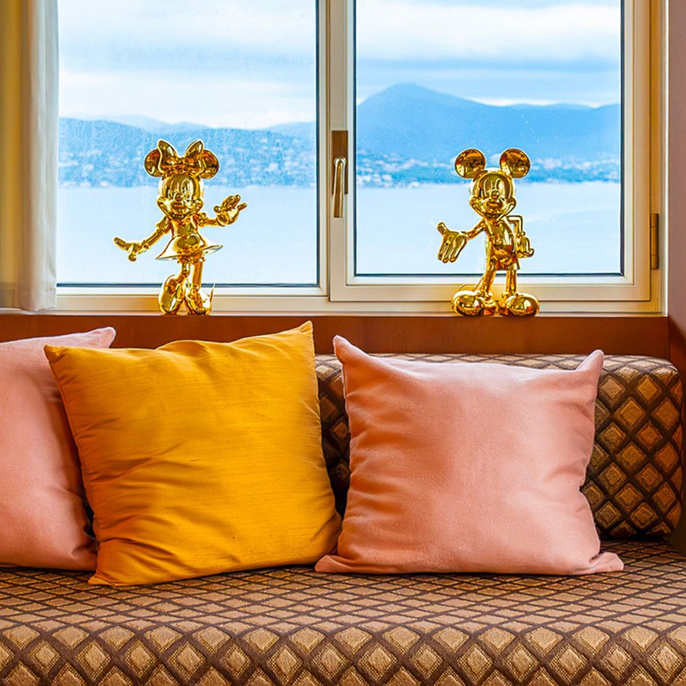 Mickey Mouse 12" Welcome Studio Figurine - Gold