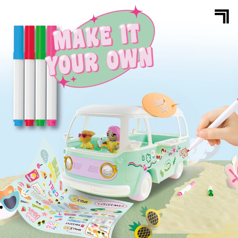 Doodle Sweets Shop Customizable RC Van