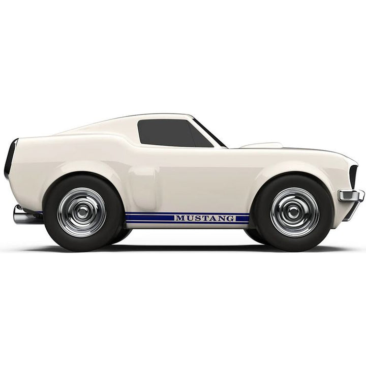 Racing Car Toy Ford Mustang - Ivory White – FAO Schwarz