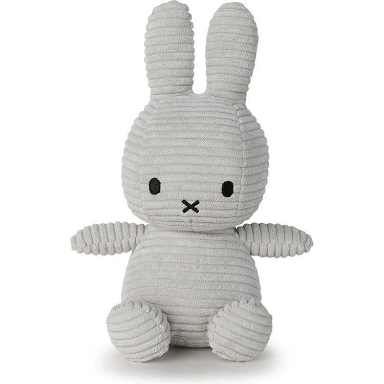  Bon Ton Toys -  9" Miffy ECO Corduroy Grey Plush -  Plush