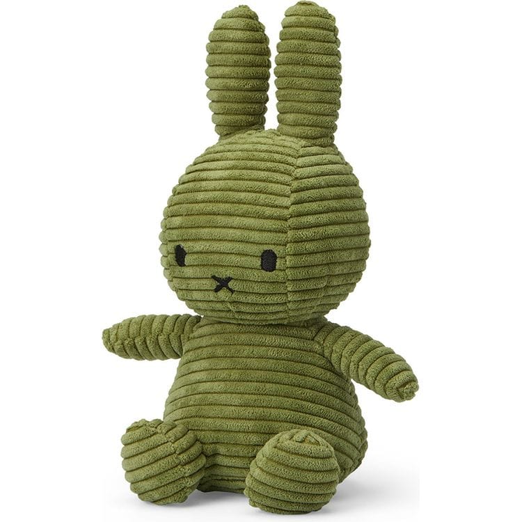  Bon Ton Toys -  9" Miffy ECO Corduroy Plush - Olive Green -  Plush