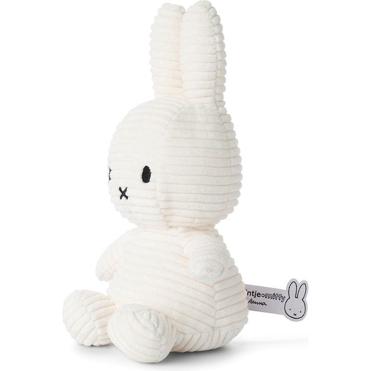  Bon Ton Toys -  9" Miffy ECO Off-White Sitting Corduroy Plush -  Plush