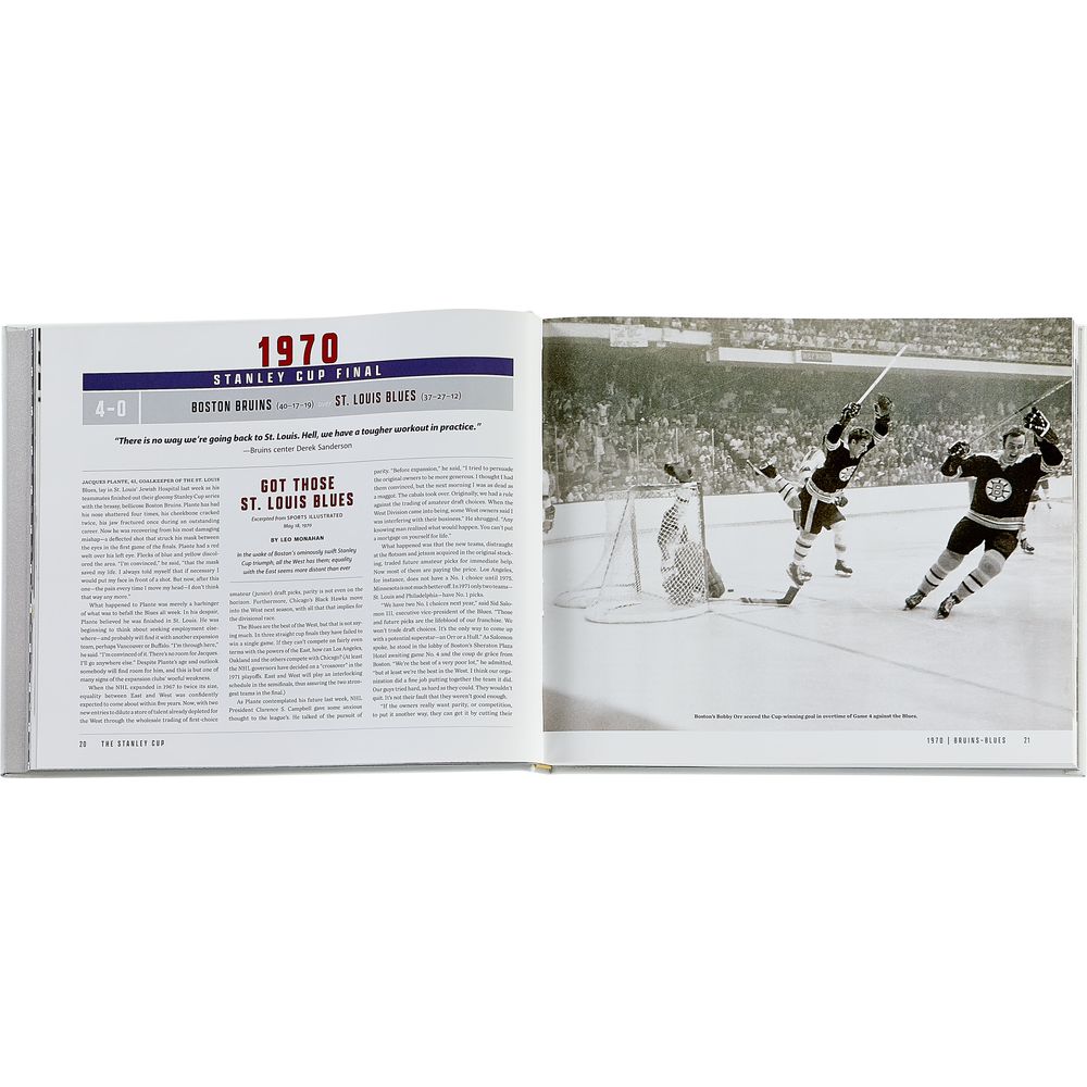 The Stanley Cup by Sports Illustrated Book Leather Edition