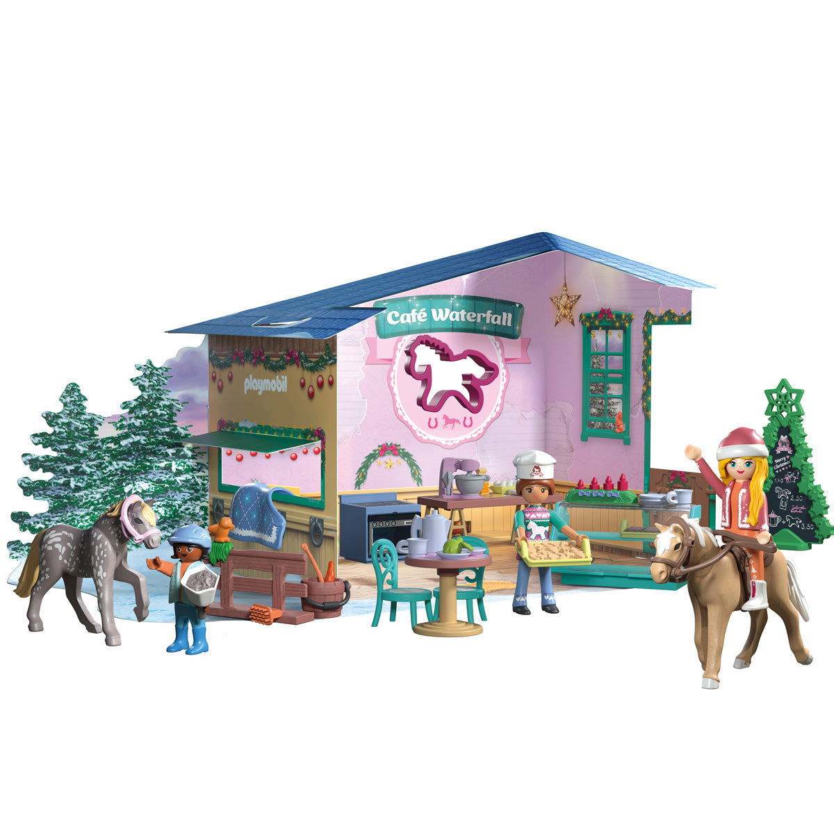  Playmobil -  Advent Calendar: Christmas at the Rider Café -  Preschool