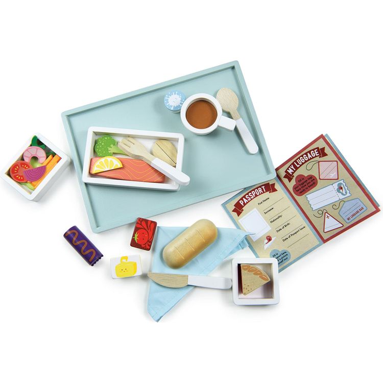  Tender Leaf Toys -  Airline Meal Tray -  Preschool