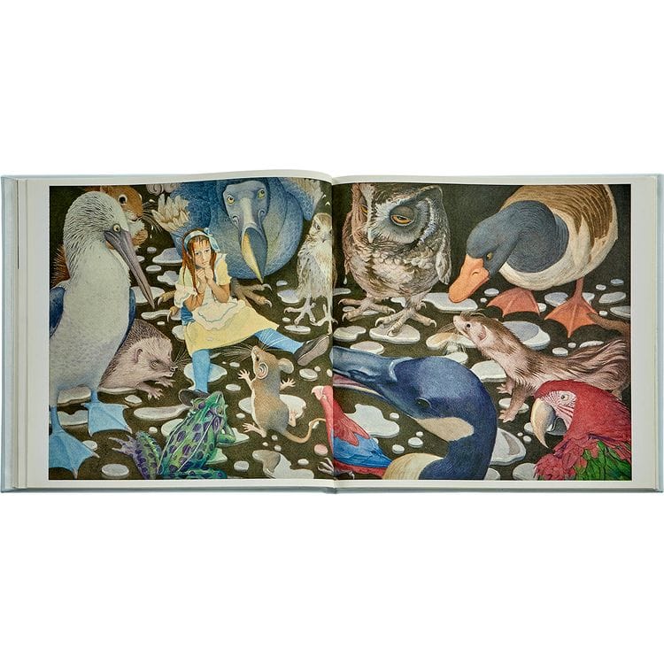  Graphic Image -  "Alice's Adventures in Wonderland" Book in Ice Bonded Leather -  Books