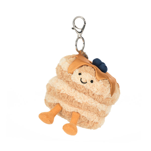  FAO SCHWARZ NY パンケーキぬいぐるみキーホルダー Amuseables-Fran-Pancakes-Bag-