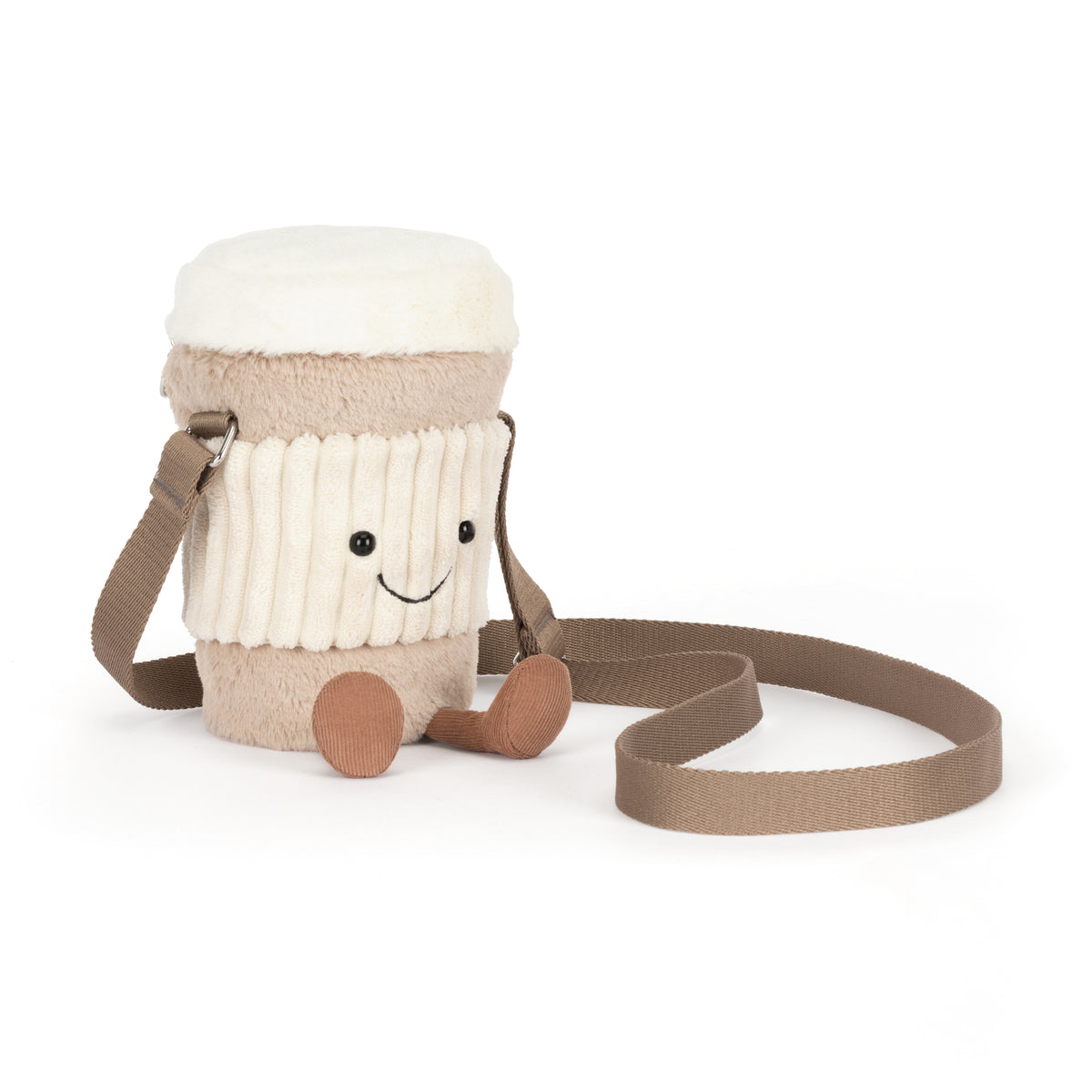 Jellycat, Inc. -  Amuseables Perkle Coffee Shoulder Bag -  Plush