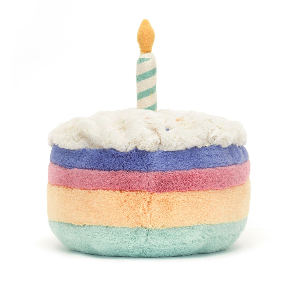  Jellycat, Inc. -  Amuseables Rainbow Birthday Cake Plush -  Plush