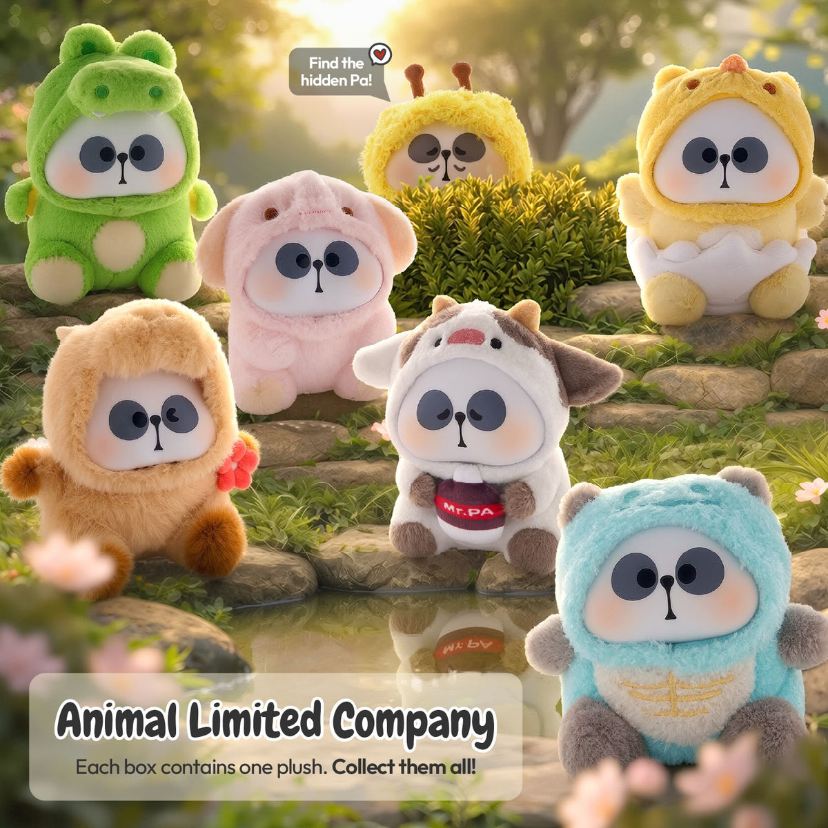 Battat Blind Boxes -  Animal Limited Company Plush Blind Box -  Collectibles