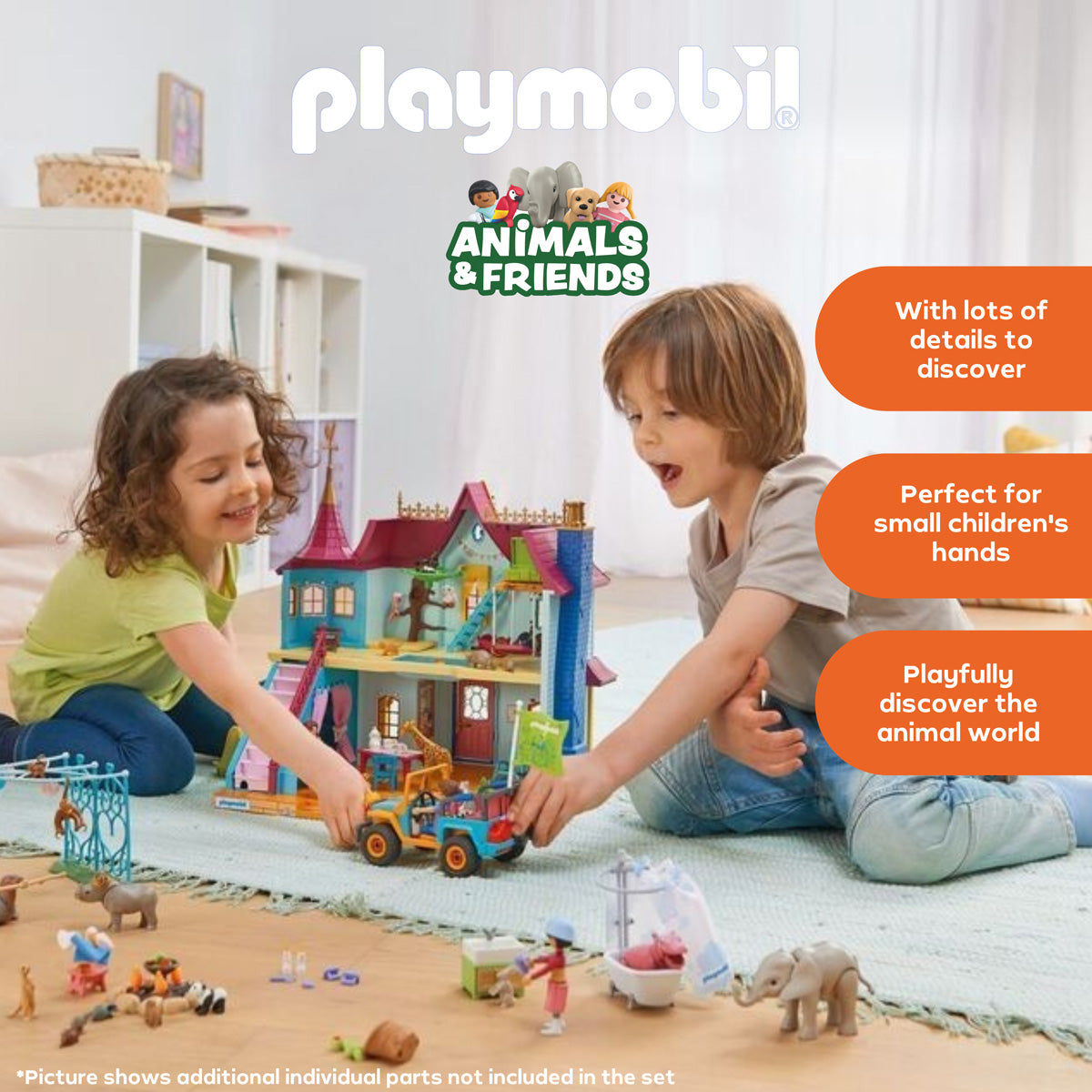  Playmobil -  Animal Mansion Playset -  Preschool