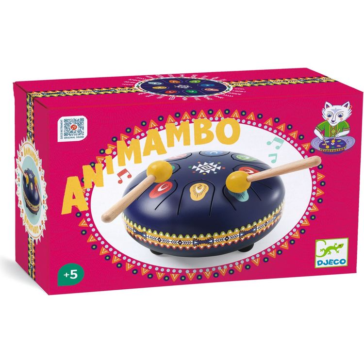 Djeco -  Animambo Metal Drum -  Preschool