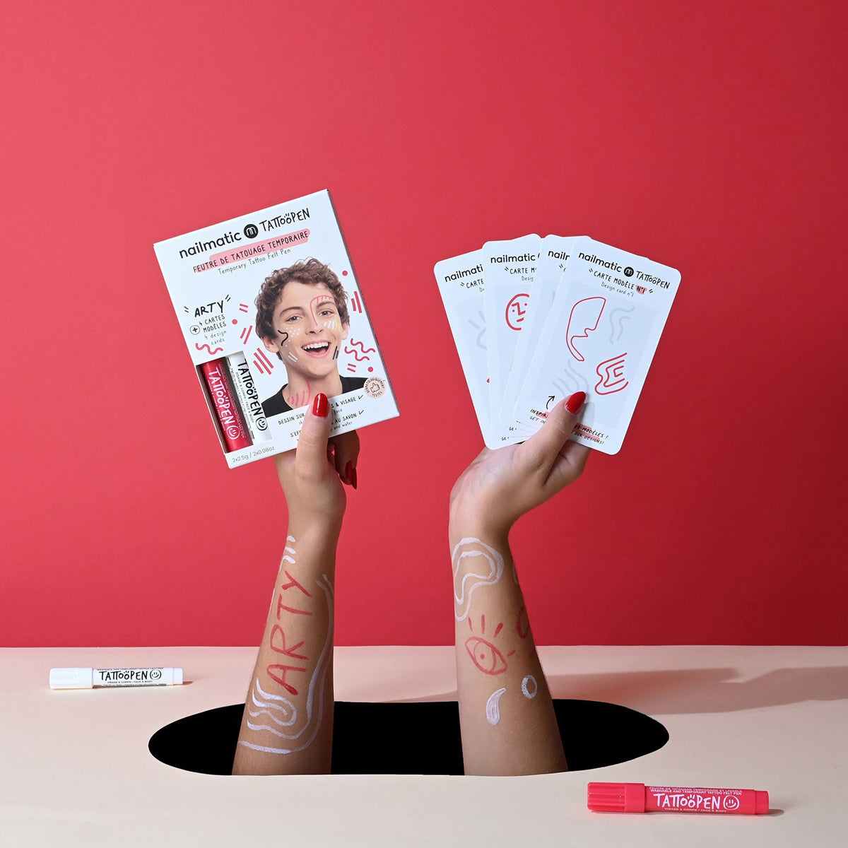  Nailmatic -  Arty Tattoo Pen Set for Kids -  Trend Accessories