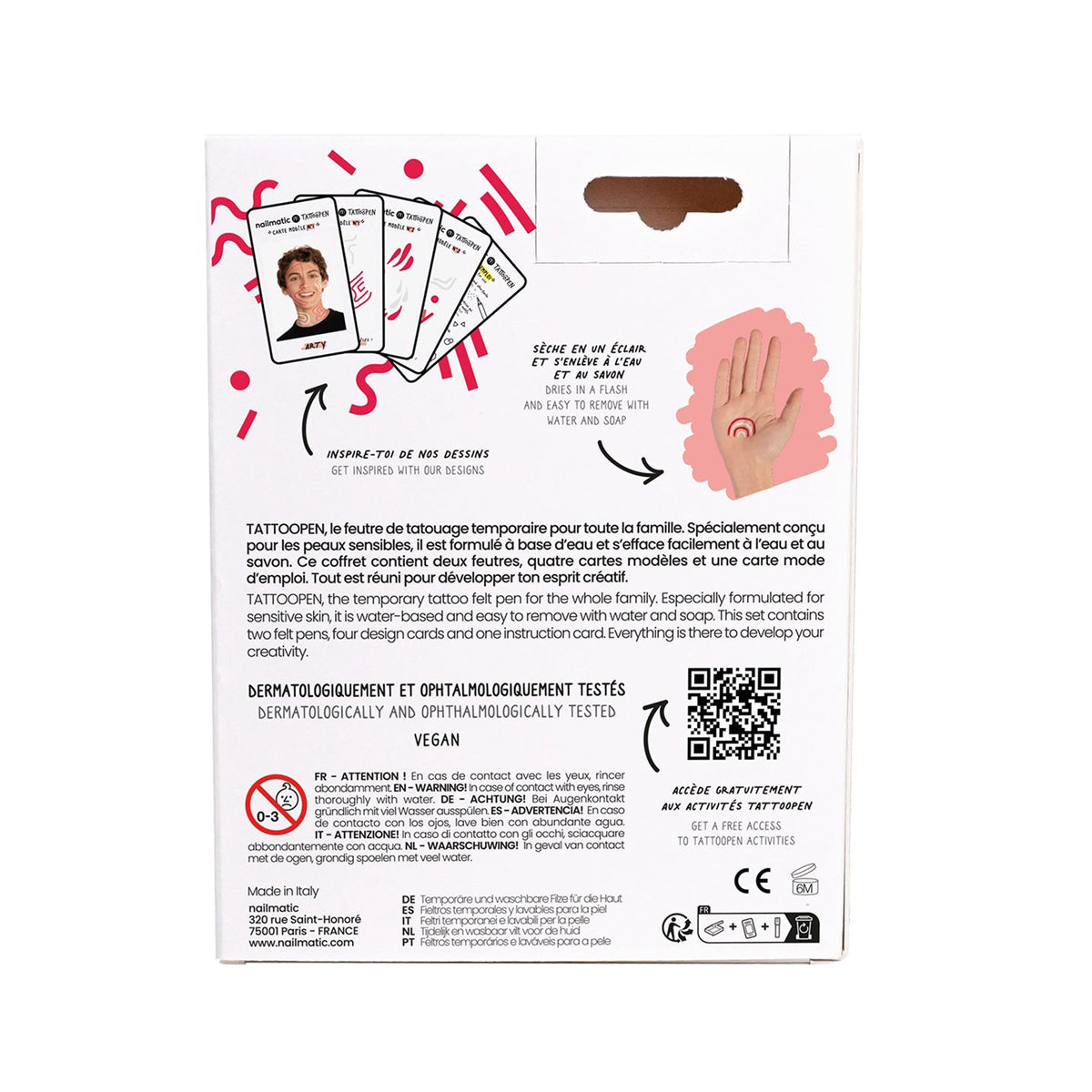  Nailmatic -  Arty Tattoo Pen Set for Kids -  Trend Accessories
