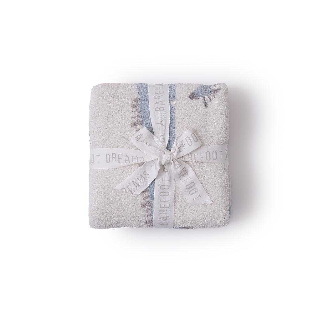 CozyChic Giraffe Stroller Blanket - Raindrop Multi