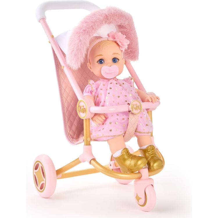  FAO Schwarz -  Baby 3-Wheel Doll Stroller -  Dolls