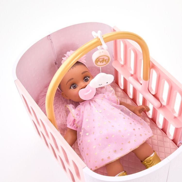  FAO Schwarz -  Baby Doll Crib & Play Mat -  Dolls