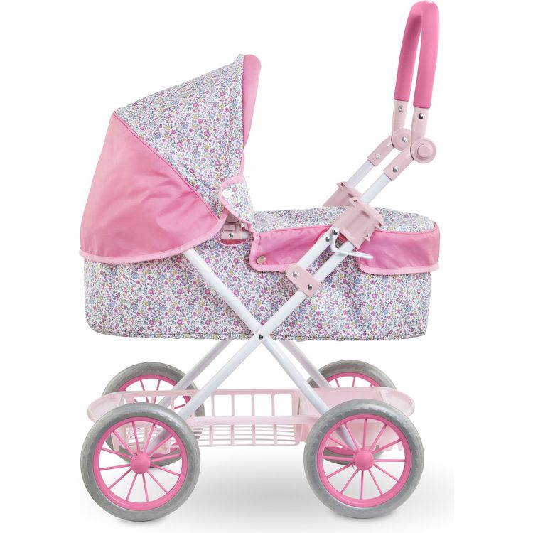  Corolle -  Baby Doll Pram - Bright Pink Floral -  Dolls