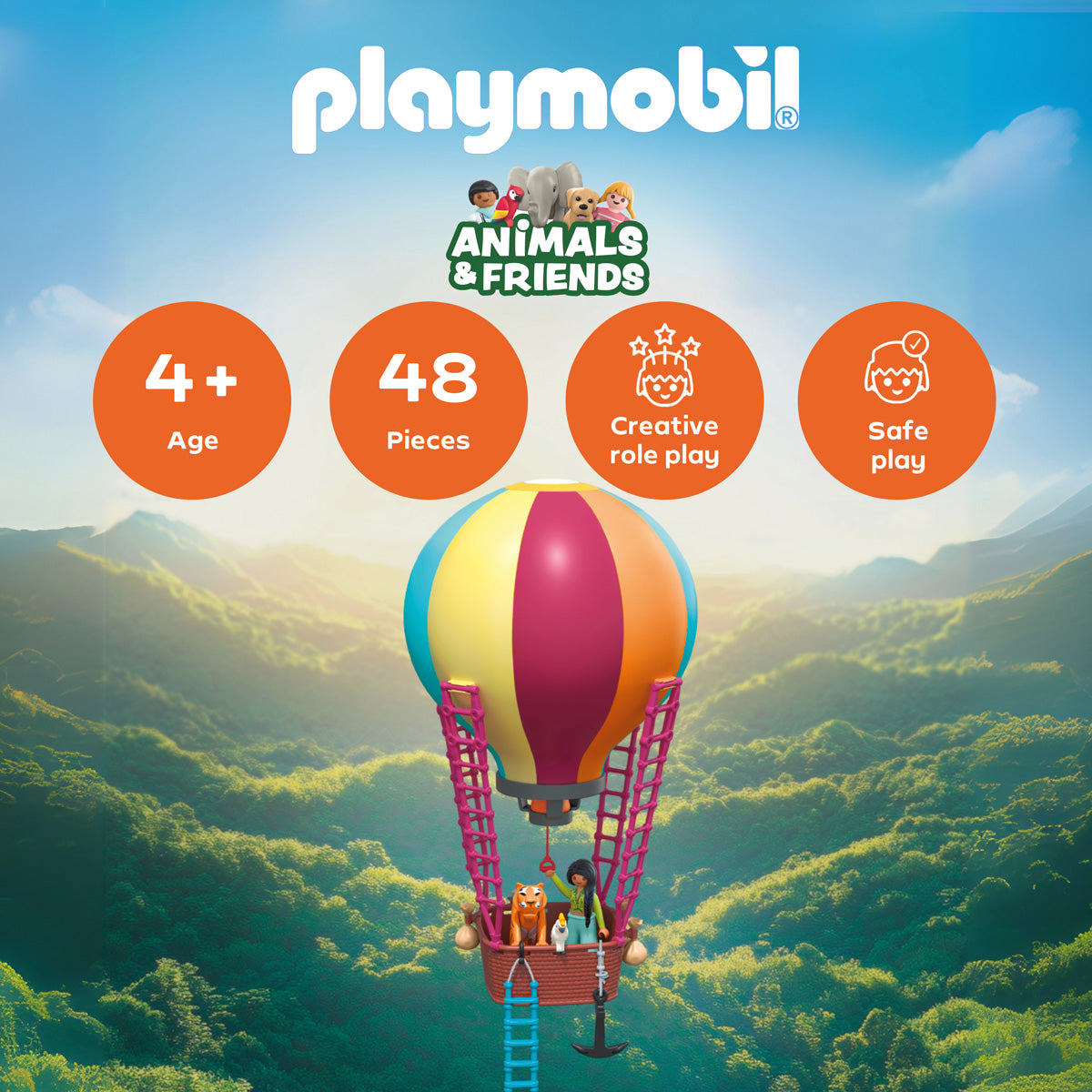  Playmobil -  Balloon Ride Playset -  Preschool