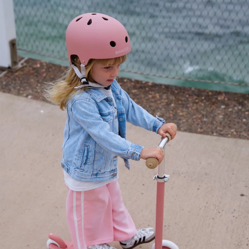  Banwood -  Banwood Eco Helmet - Raspberry -  Outdoor