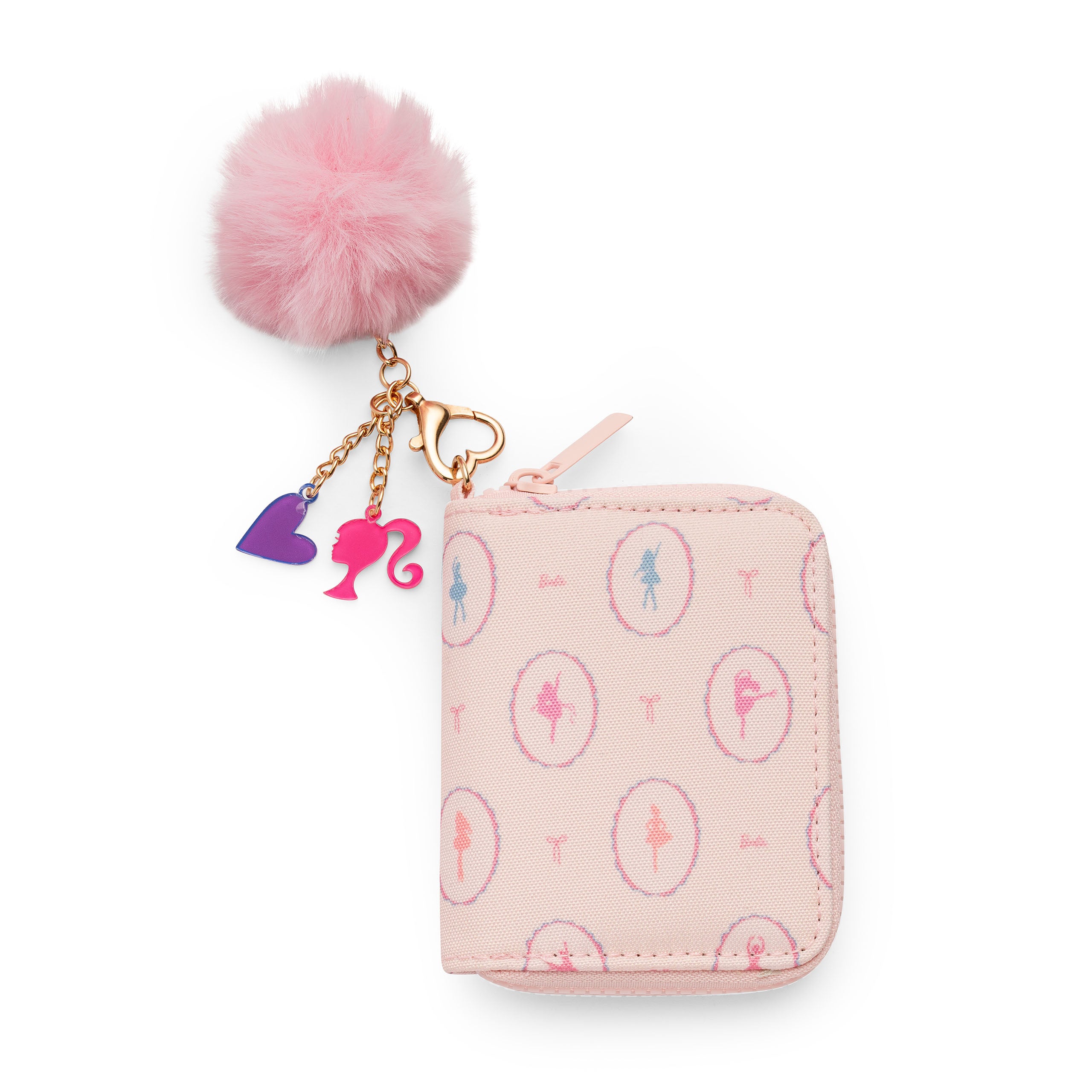 Barbie -  Barbie Cameo Dance Kids Zip Wallet with Pom Charm -  World of Barbie