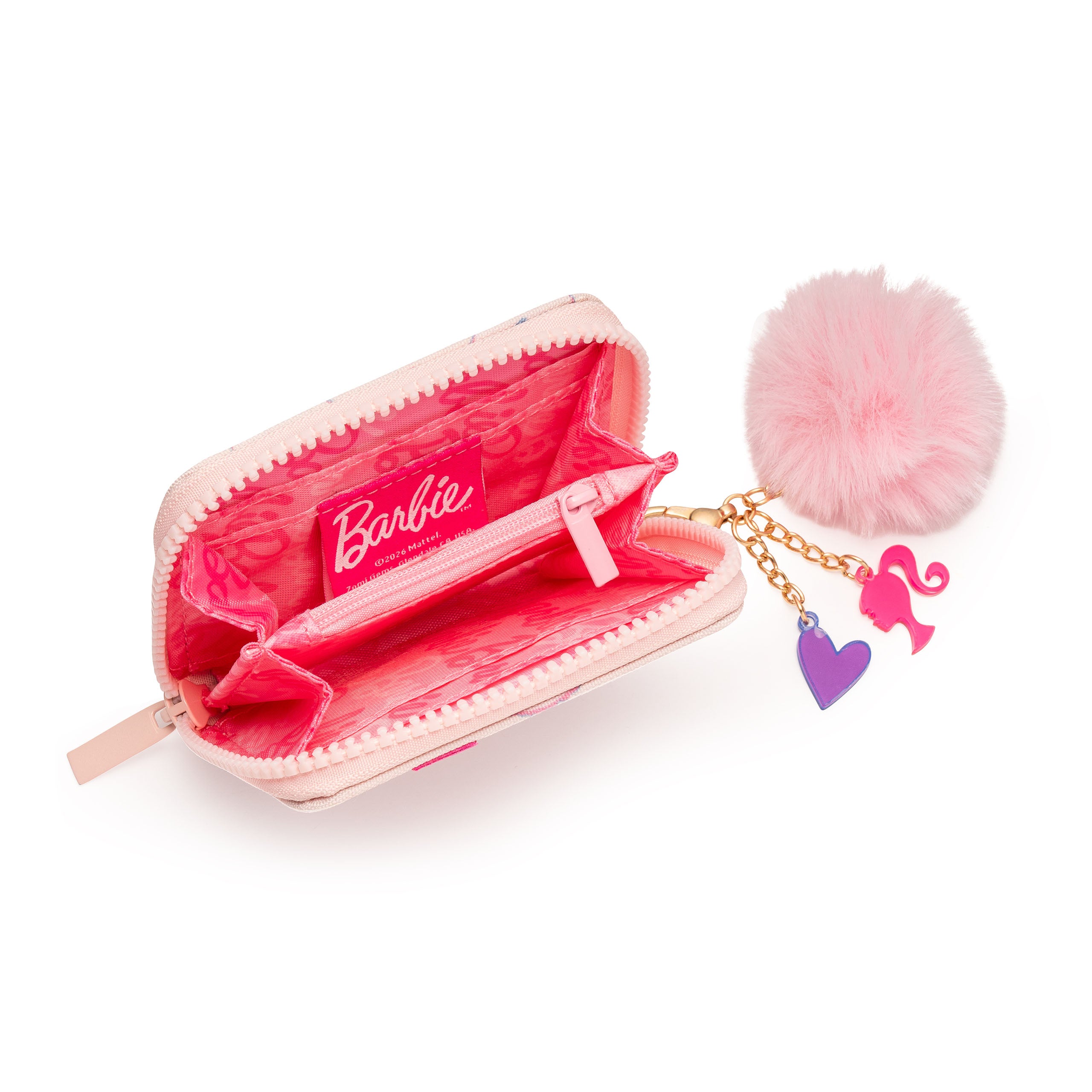 Barbie -  Barbie Cameo Dance Kids Zip Wallet with Pom Charm -  World of Barbie