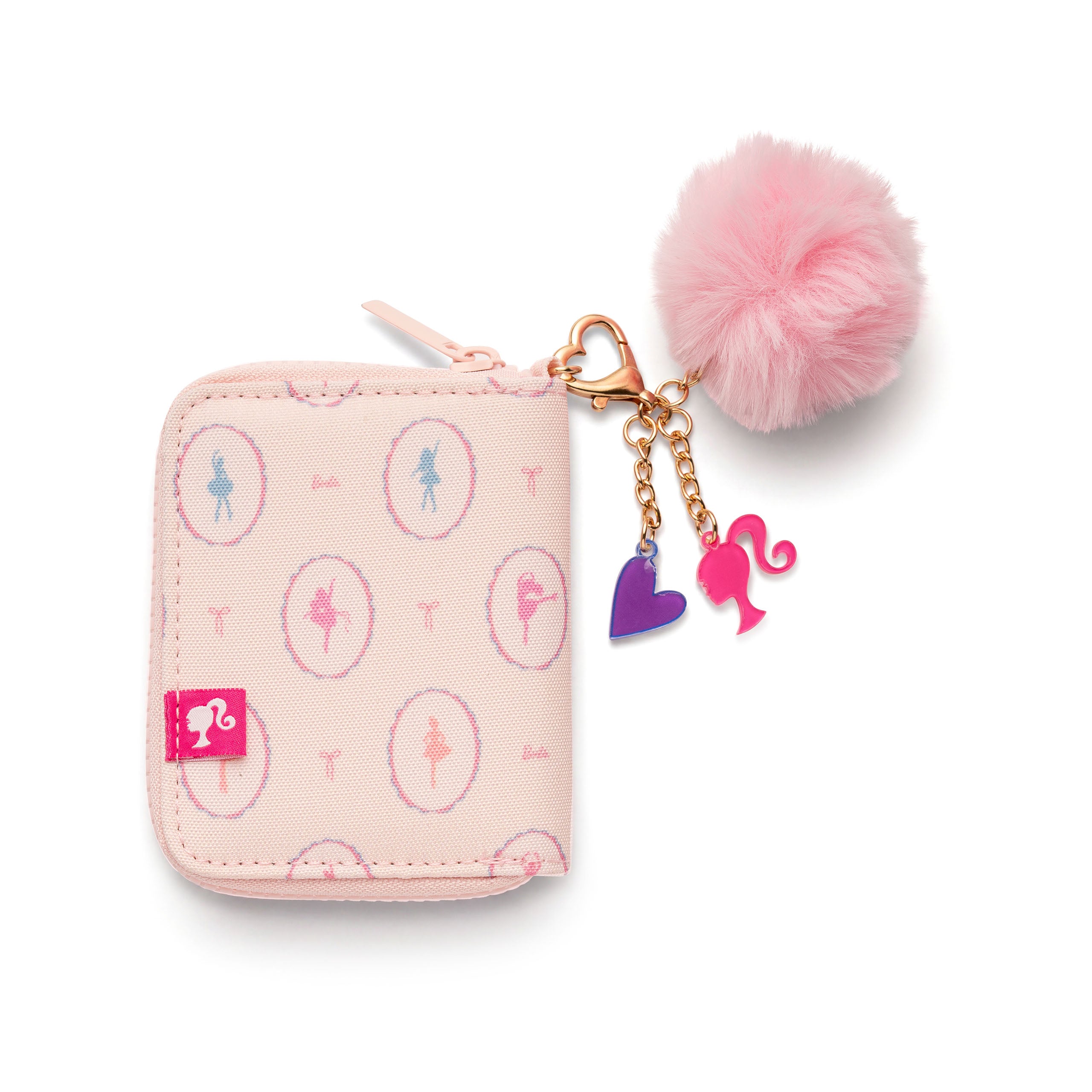 Barbie -  Barbie Cameo Dance Kids Zip Wallet with Pom Charm -  World of Barbie