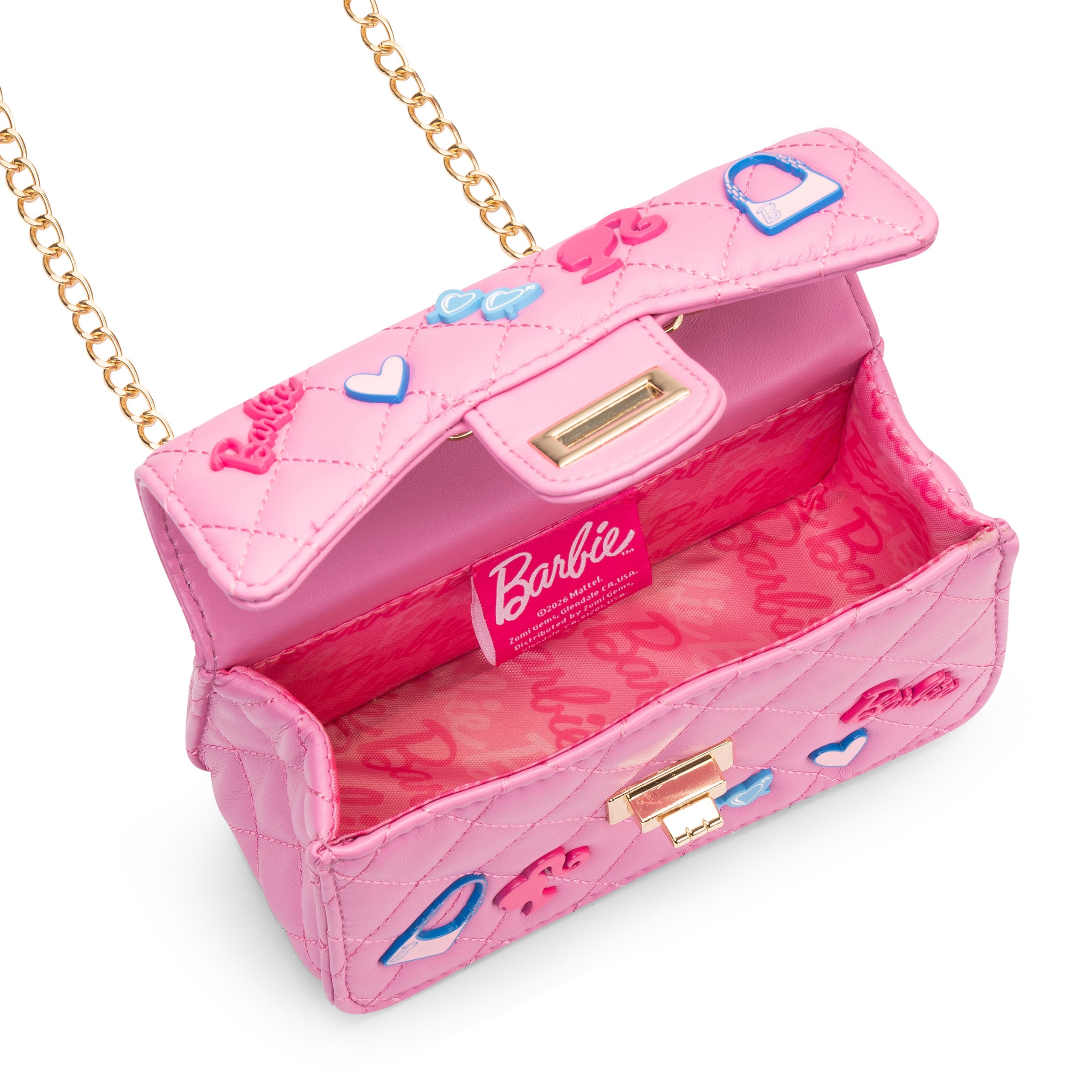 Barbie -  Barbie Classic Quilted Kids Handbag with Charms -  World of Barbie