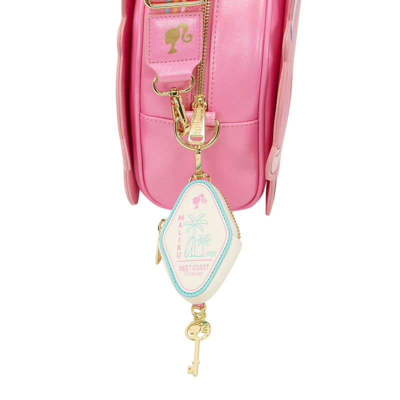  Loungefly -  Barbie Corvette Car Light-Up Crossbody Bag with Coin Bag -  World of Funko