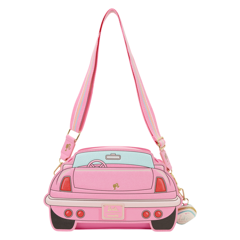  Loungefly -  Barbie Corvette Car Light-Up Crossbody Bag with Coin Bag -  World of Funko