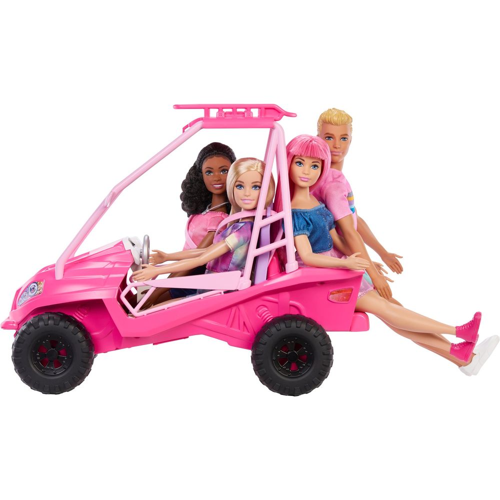  Barbie -  Barbie Mysteries: Beach Detectives Beach Buggy Vehicle Playset -  World of Barbie