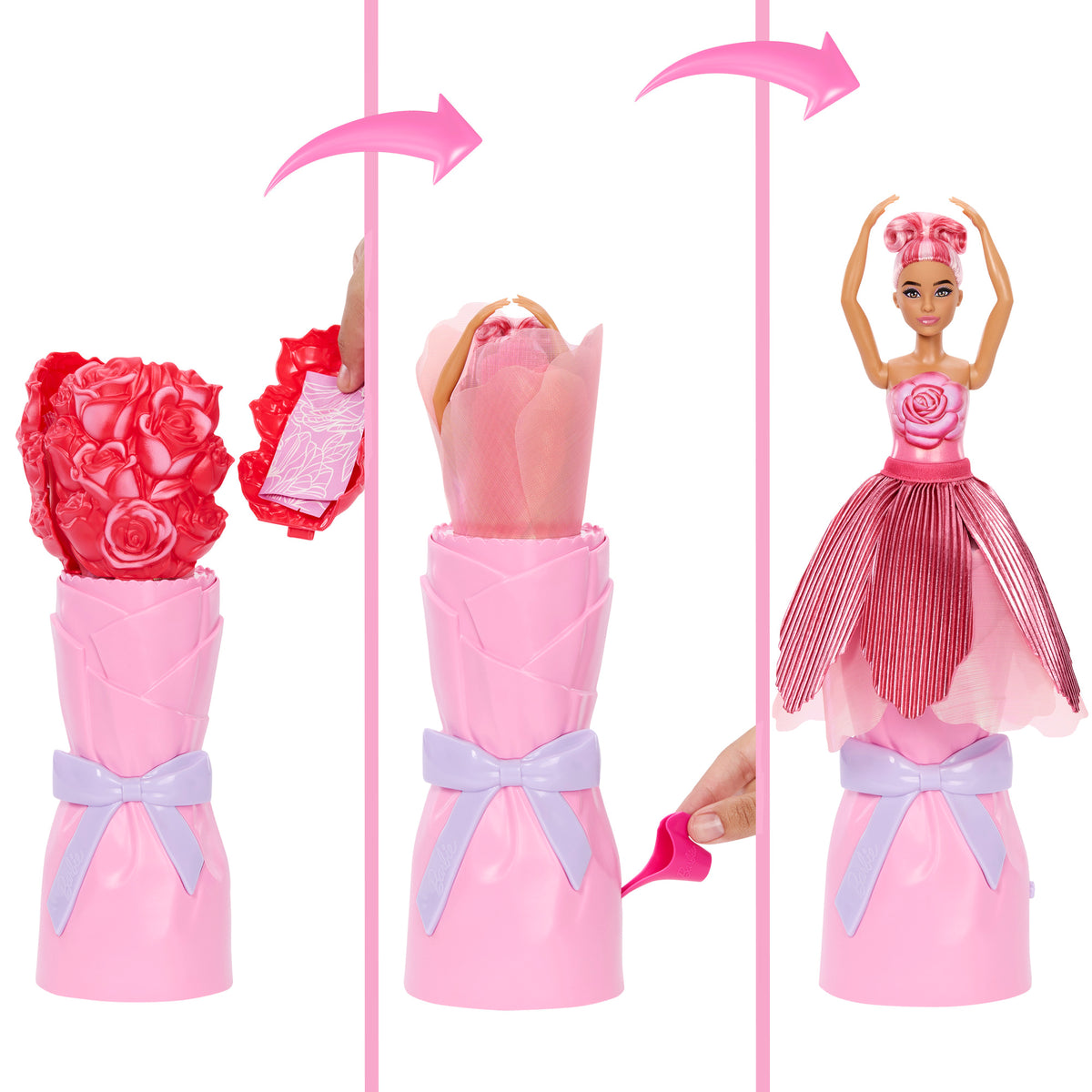  Barbie -  Barbie Petal Pop Doll and Accessories - Rose -  World of Barbie