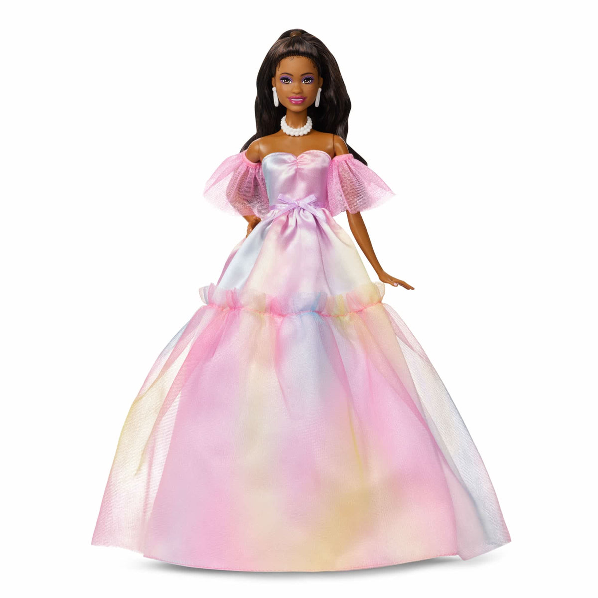  Barbie -  Barbie Signature Birthday Wishes Fashion Doll - Dark Brown Hair -  World of Barbie