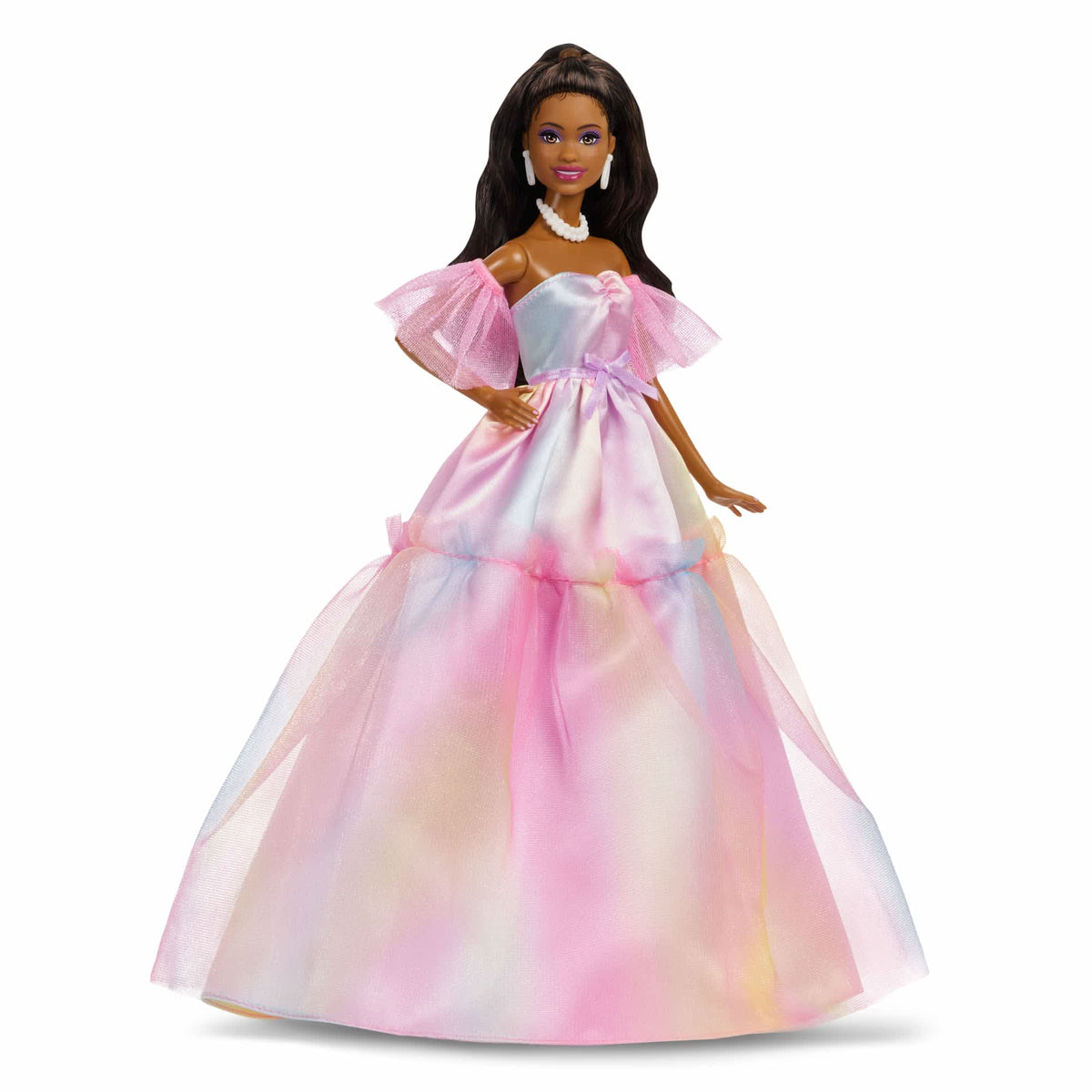  Barbie -  Barbie Signature Birthday Wishes Fashion Doll - Dark Brown Hair -  World of Barbie