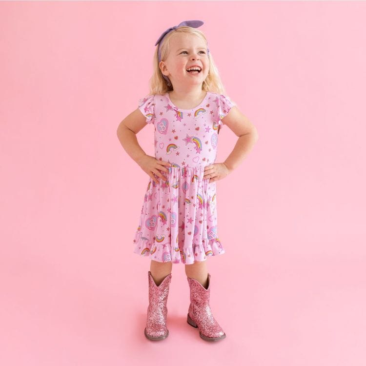  Posh Peanut -  Barbie Star Power - Cap Sleeve Ruffled Twirl Dress -  World of Barbie