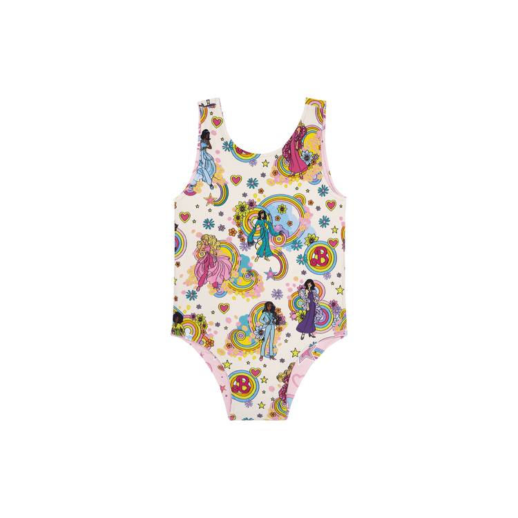  Posh Peanut -  Barbie Star Power - Kids Reversible One Piece Swimsuit -  World of Barbie