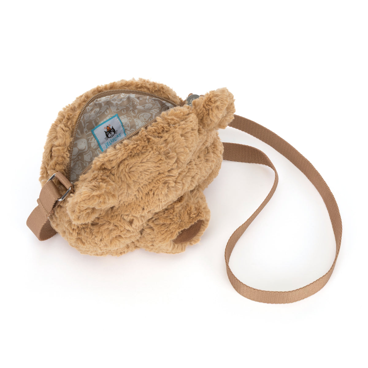 Jellycat, Inc. -  Bartholomew Bear Shoulder Bag -  Plush