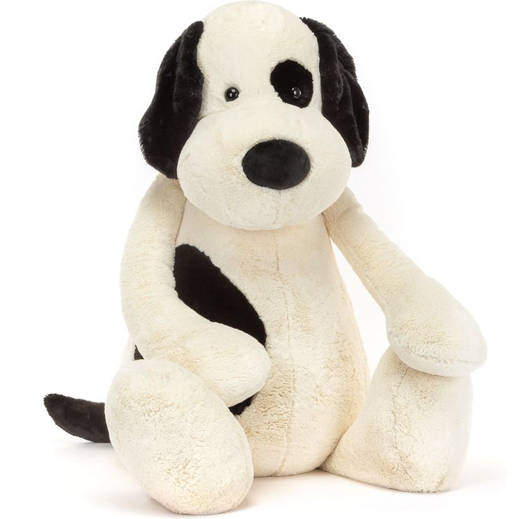 ぬいぐるみ  Bashful Black & Cream Puppy Bashful Black & Cream Puppy Gigantic | Jellycat, Inc.