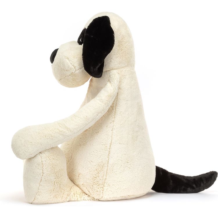 Bashful Black & Cream Puppy Gigantic | Jellycat, Inc.
